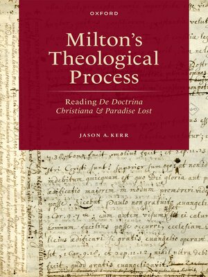 cover image of Milton's Theological Process